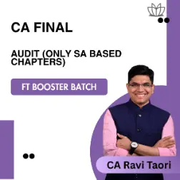 New CA Final | Audit | FT Booster Batch | Only SA …